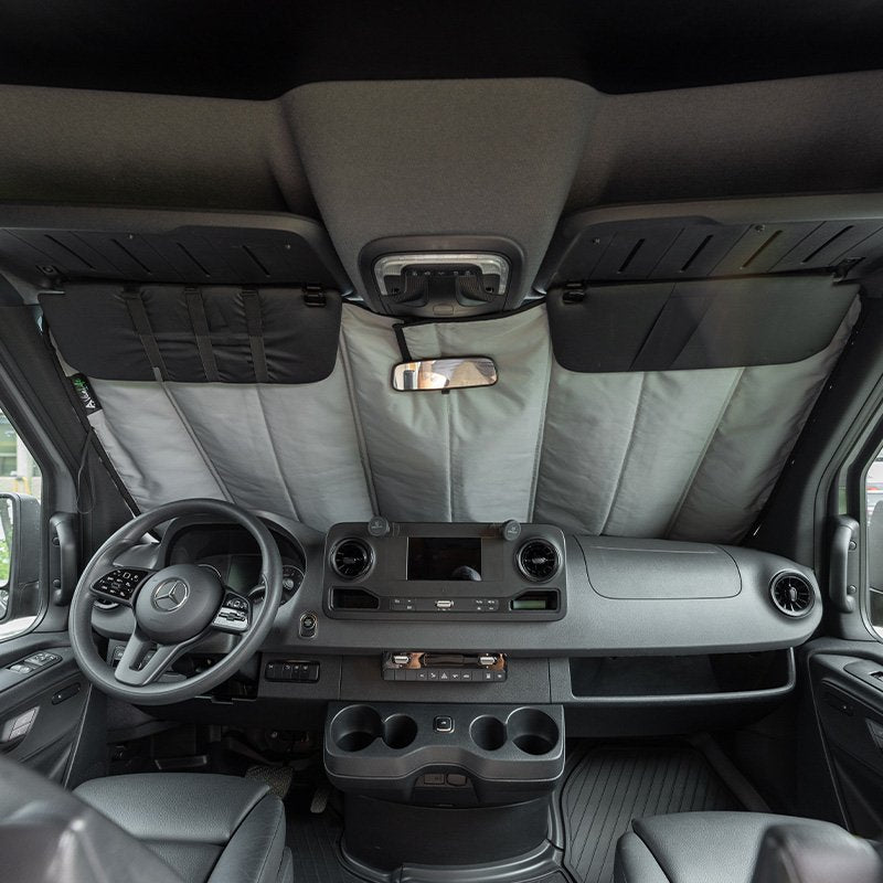 Housse Pare-brise Mercedes Sprinter 2006-2018 - Protection Thermique Imperméable - Anti Neige, Glace Et UV